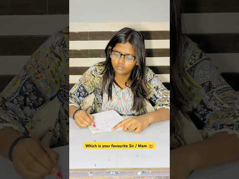 Which is your favourite Mam / Sir 🤯🔥|| #school #teacher #indian #relatable #funny #shorts #like