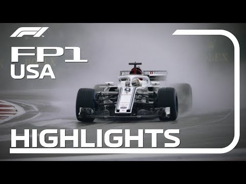 2018 United States Grand Prix: FP1 Highlights