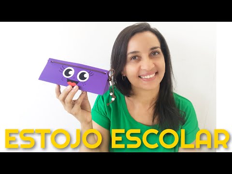 ESTOJO ESCOLAR FEITO COM PAPEL