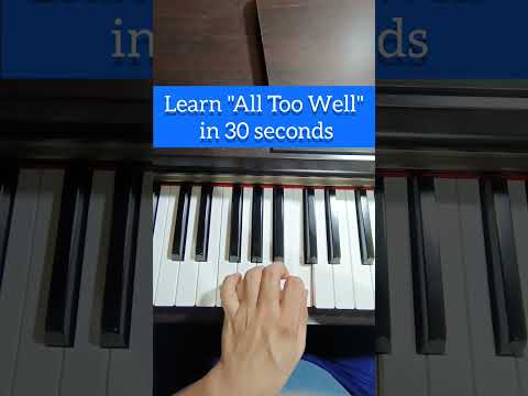 Learn ‘All too well’ in 30 seconds!