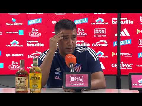 Rueda de prensa de Junior tras su partido ante Cali