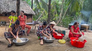 ĐÁM GIỖ MIỆT VƯỜN - ngày giỗ ông ngoại Phương ở Bến Tre | Chuyện Phương Kể