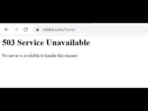 Why Isn T Roblox Working It Says 503 Service Unavailable Jobs Ecityworks - roblox login unavailable