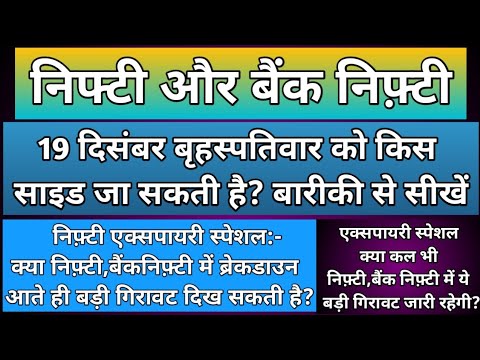 क्या कल भी निफ़्टी,बैंकनिफ्टी में भयंकर गिरावट जारी रहेगी?Nifty & BankNifty Prediction for Thursday