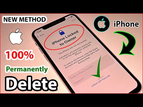 NEW! method without apple ID 100% remove and unlock activation lock an-iPhone iCloud bypass!!