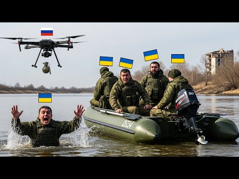 Российский беспилотник нанес удар по украинским катерам