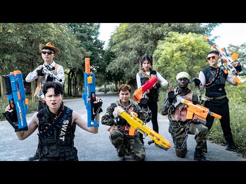 LTT Nerf War : SEAL X Warriors Nerf Guns Figh Crime Group Dr. Lee The Revolution Of War