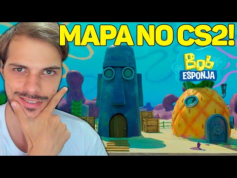 CRIADO O MAPA DO BOB ESPONJA NO CS2!