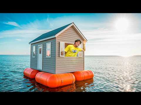 SOBREVIVI 100 HORAS EM UMA CASA BARCO! (VLOG DE 1 HORA)