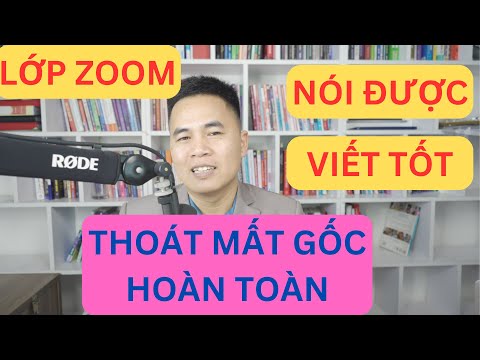 Lớp zoom giúp bạn thoát mất gốc tiếng Anh hoàn toàn | tuyển sinh lớp zoom K19 - Thankju