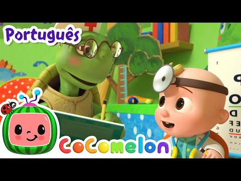 É bom ir ao médico🐢 |  CoComelon | Músicas Infantis e Desenhos Animados em Português