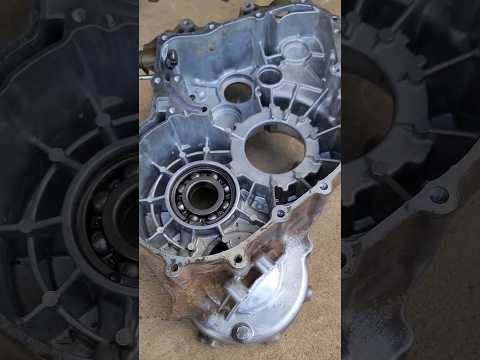 Broken engine cylinder repaired