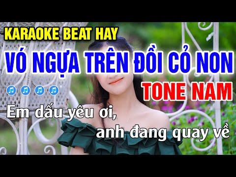 Karaoke Vó Ngựa Trên Đồi Cỏ Non Nhạc Sống Tone Nam (Cha Cha Cha ) Dễ Hát