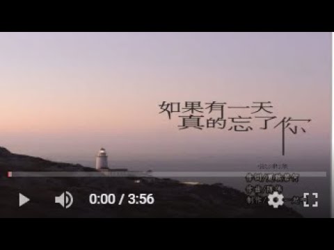 张津涤   如果有一天真的忘了你  KTV