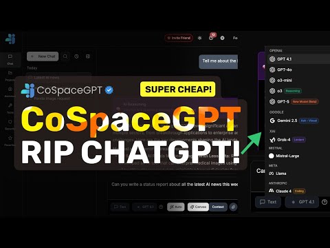 CoSpaceGPT: This Crazy All-in-one AI Chat Platform is CRAZY!