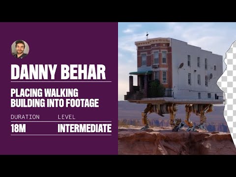 Placing Walking Building into Footage