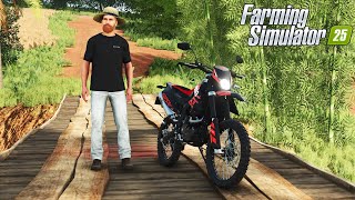 VISITANDO A NOVA FAZENDA ASSOMBRADA | Pitangueira | Farming Simulator 25 #01
