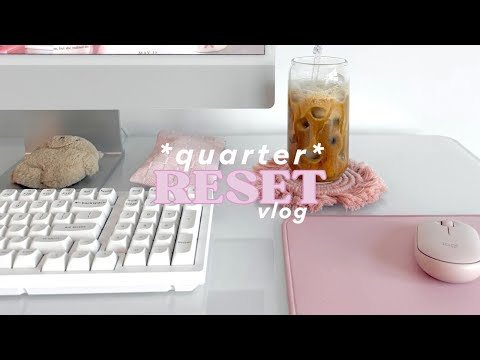 quarter reset: prepping for a new dental school quarter, journaling, google calendar