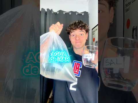 Saqué la Sal de Agua de Mar