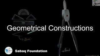 Geometrical Constructions