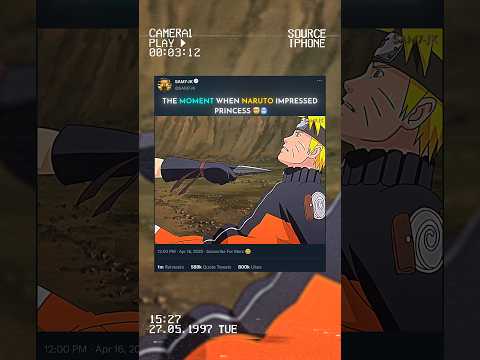 PRINCESS COOKED BY NARUTO 🤯☠️