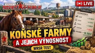 Koňské farmy a jejich výnosnost WRSR TEST
