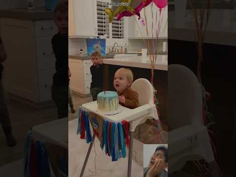 Cute baby got scared 😱 😂🤣 #shortsfeed #shorts #trending #baby #cute