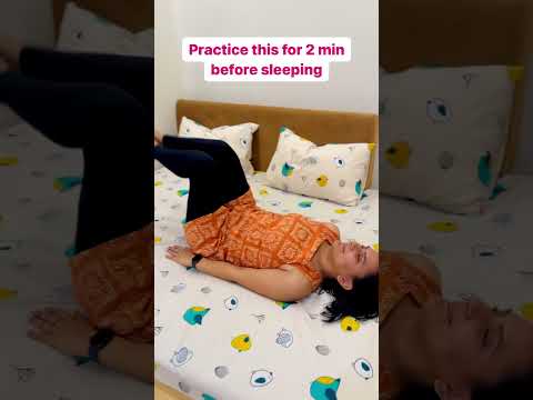Do this before sleeping