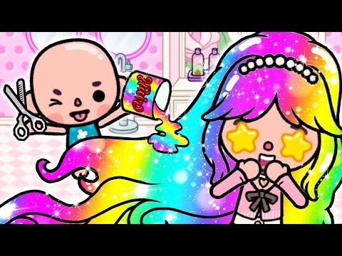 Bald Girl Becomes Famous Hair Artist 💇 Toca Life Story | Sad Story | Toca Boca