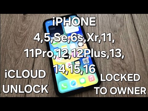 iCloud Unlock Any iPhone4,5,Se,6s,Xr,11,11 Pro,12,12Plus,13,14,15,16 Pro Locked to Owner Remove