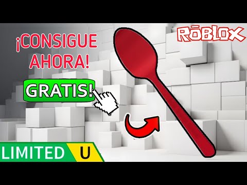 (LIMITED GRATIS)¡COMO CONSEGUIR CUCHARA ROJA GIGANTE EN ROBLOX! 🥄