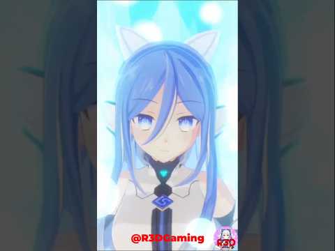 💙 Ciel Transforms Into Blue Heart + Transformation Speed Settings! | Neptunia Unlimited #Shorts