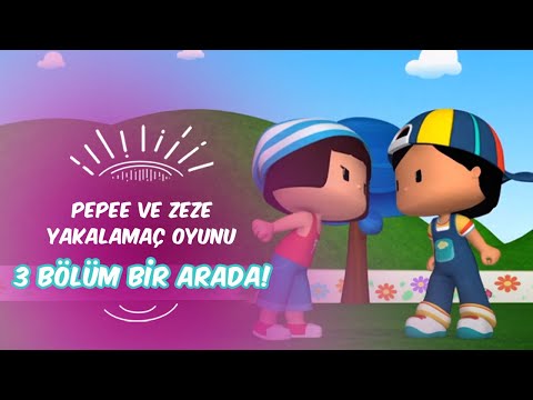 Pepee ve Zeze Yakalamaç Oyunu 👩🧒 | Leliko ve Pisi İle 3 Bölüm Bir Arada | Düşyeri