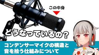 コンデンサーマイクはどういう仕組みで音を拾っているの？マイクカプセルやDCバイアス式、エレクトレット式について解説！【音響学】【黒杜えれん】