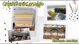 Rotina em casa: organizando armários/montando marmitas/vendendo minha bicicleta