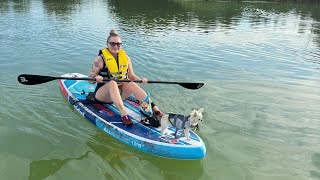Deszcz na Mazurach, domowy reset, pływam na SUPie z chihuahuami | Vlog bez filtra