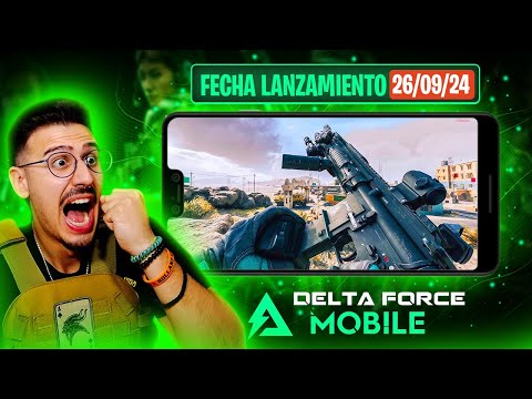 ¡FECHA de LANZAMIENTO y COMO JUGAR a DELTA FORCE MOBILE! (NUEVO BATTLEFIELD)