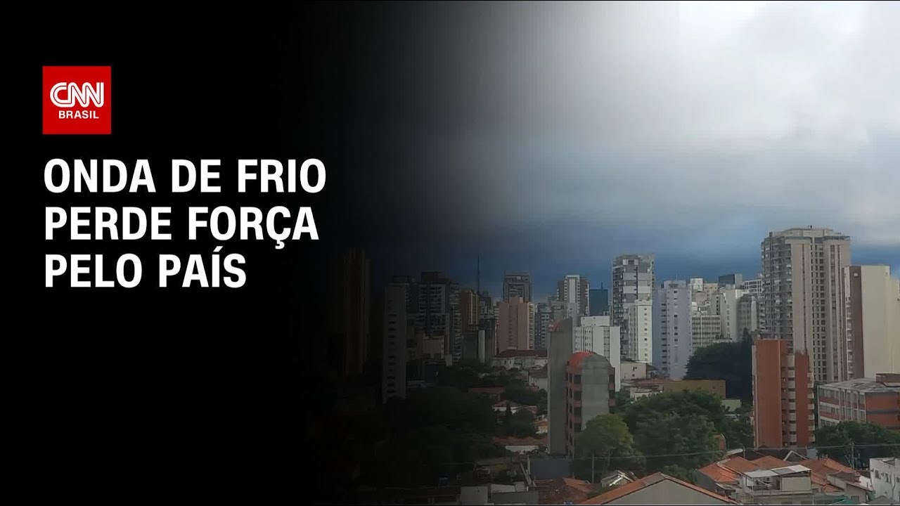 Previsão do tempo: Onda de frio perde força pelo país | CNN NOVO DIA