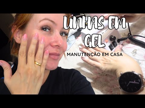 COMO FAZER MANUTENÇÃO DA UNHA EM GEL EM CASA| COMO TIRAR UNHA EM GEL | COMO REFAZER A UNHA