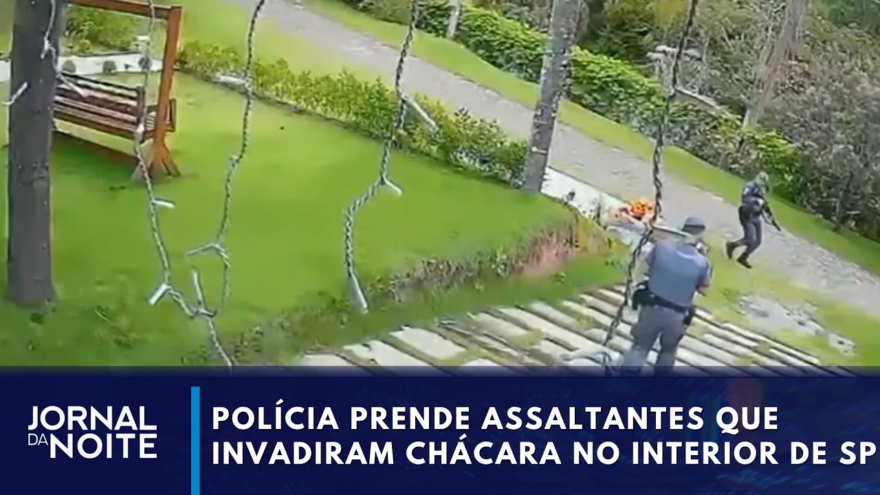 Polícia prende assaltantes que invadiram chácara no interior de SP