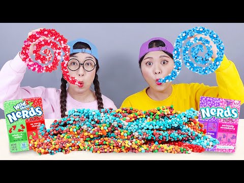 Convenience Store Rainbow Jelly Mukbang DONA