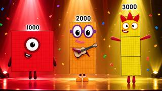 Ultimate - TEAM Uncannyblocks Band Thousands But Different (1000-10000) uncanny vs normal (remake)