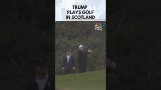 WATCH: President Trump Plays Golf on Turnberry Golf Course in Scotland | Trump in UK | N18G