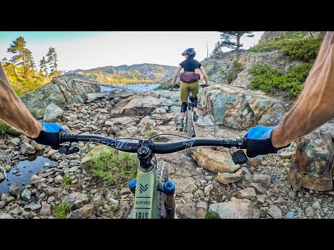 She’s RIPPIN’ and I’m DEATH GRIPPIN’ | Mountain Biking the Lakes Basin