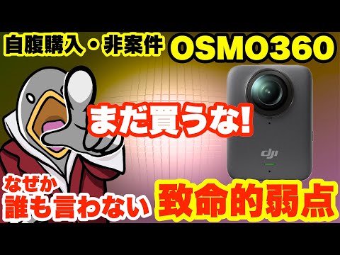 【激辛レビュー】OSMO360高画質&低価格でも致命的弱点