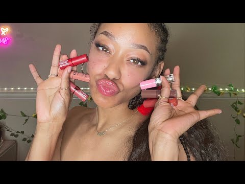 ASMR | Lipgloss/Lipstick Application 💋 [kisses, mouth sounds]