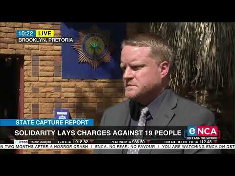 State Capture Inquiry | Solidarity to lay charges against 19 people