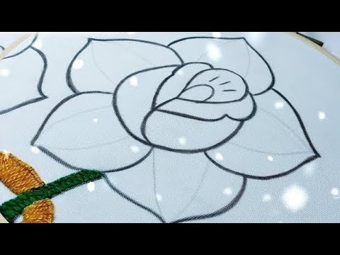 💖✨️🎀FÁCIL PUNTADA BONITA PARA ROSAS & FLORES EXPLICADA PASO AH PASO MUY BELLA 🎀✨️💖