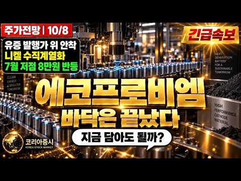 [에코프로비엠 주가전망] 니켈 제련소 7650억, 이 돈의 정체를 알면 유증 공포가 다르게 보입니다