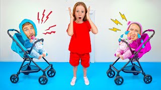 Nastya and stories about Kids and Parents
